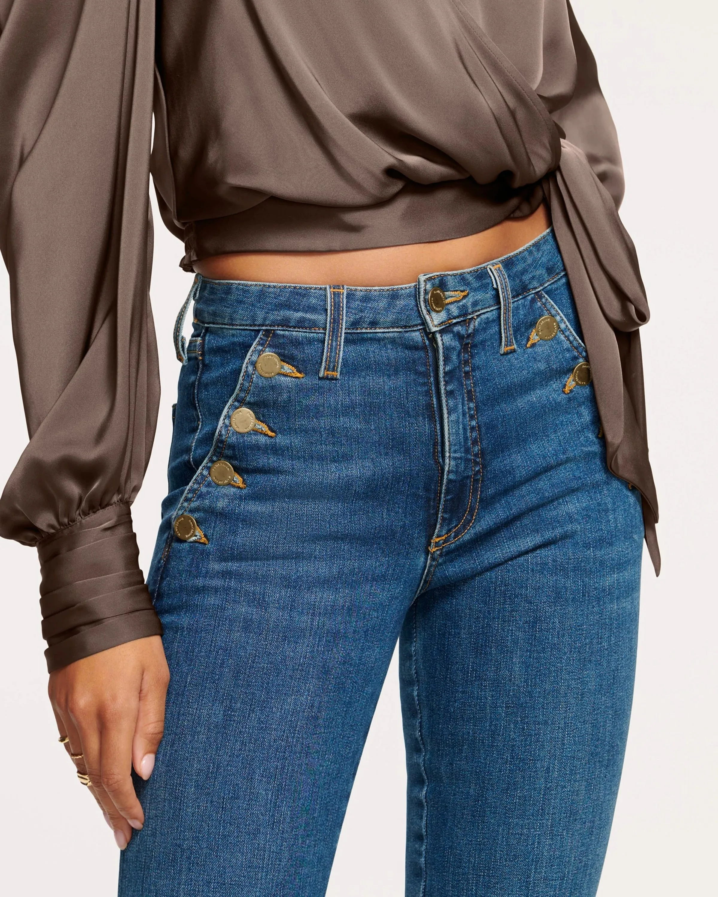 Helena High-Rise Flare Jean