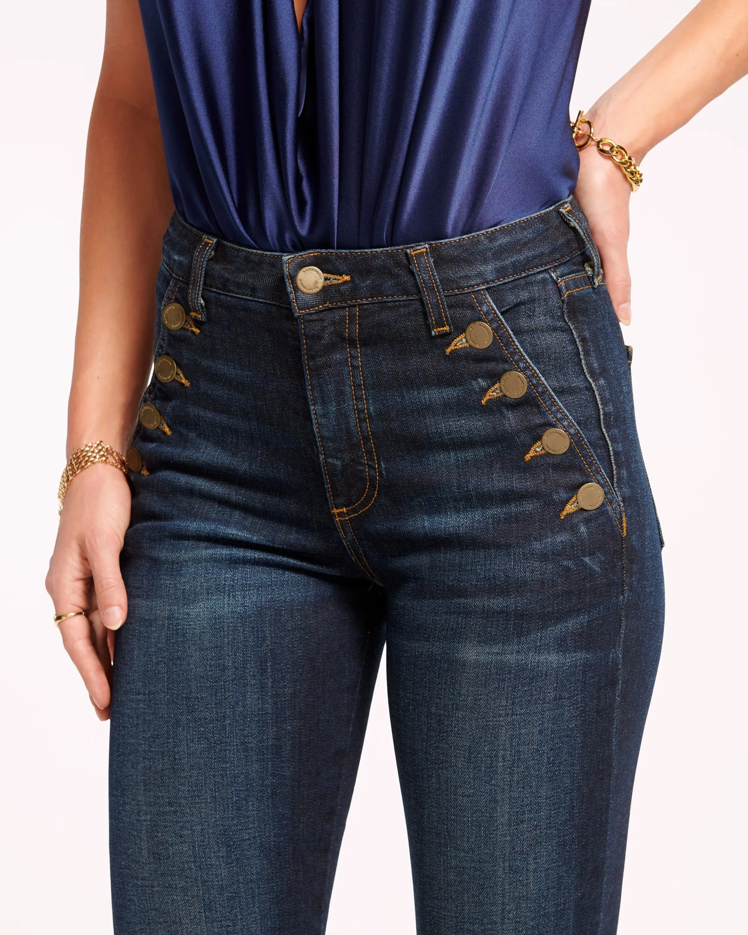 Helena High-Rise Flare Jean