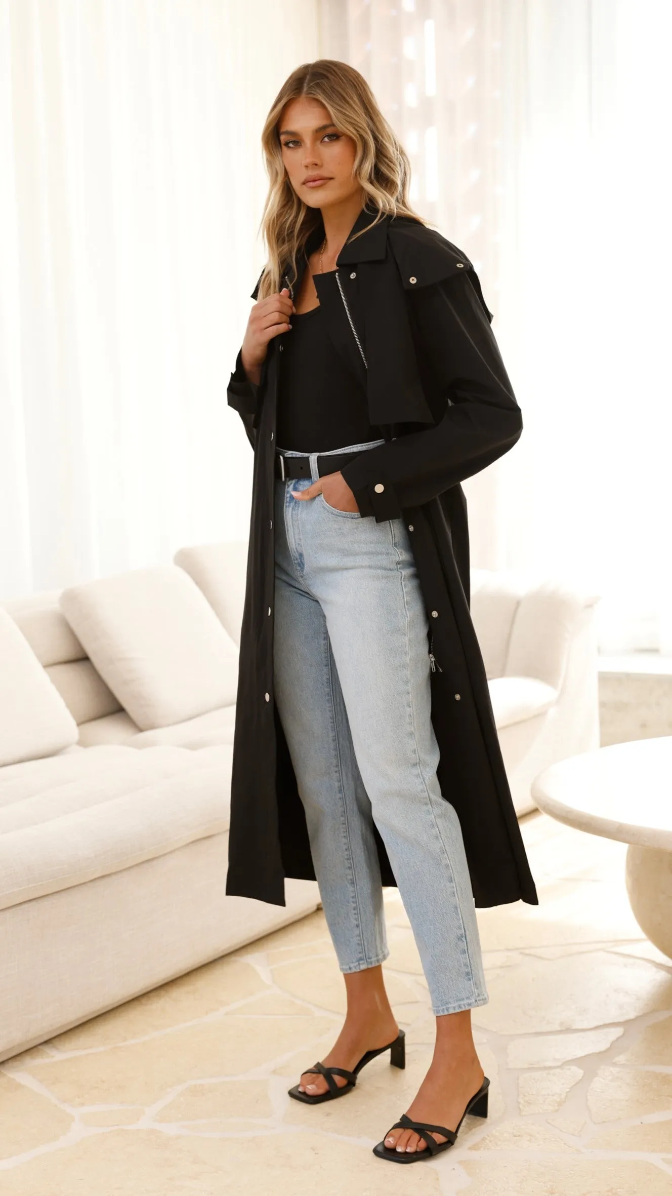 Hendrix Trench - Black