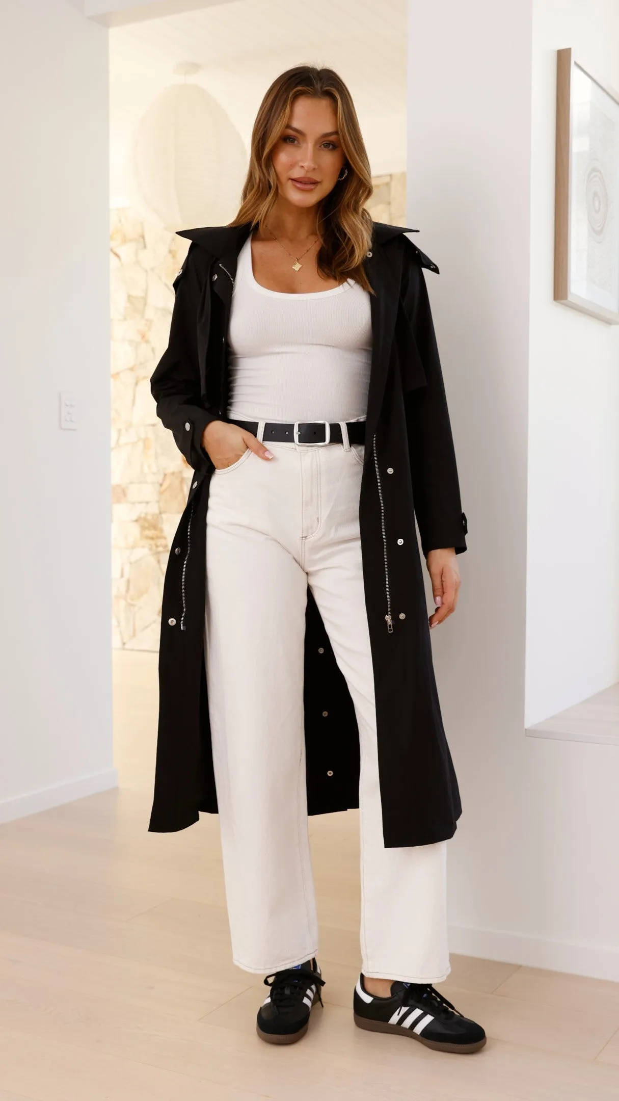 Hendrix Trench - Black