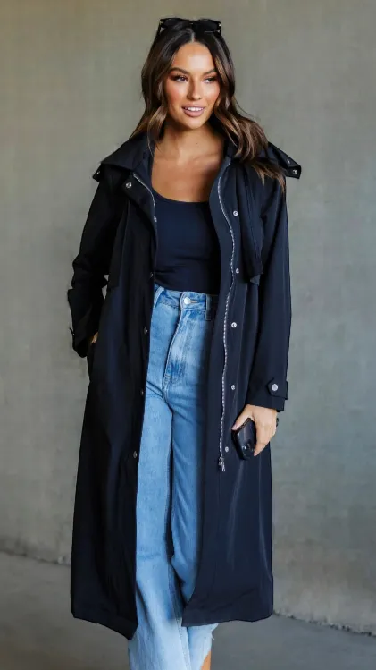 Hendrix Trench - Black