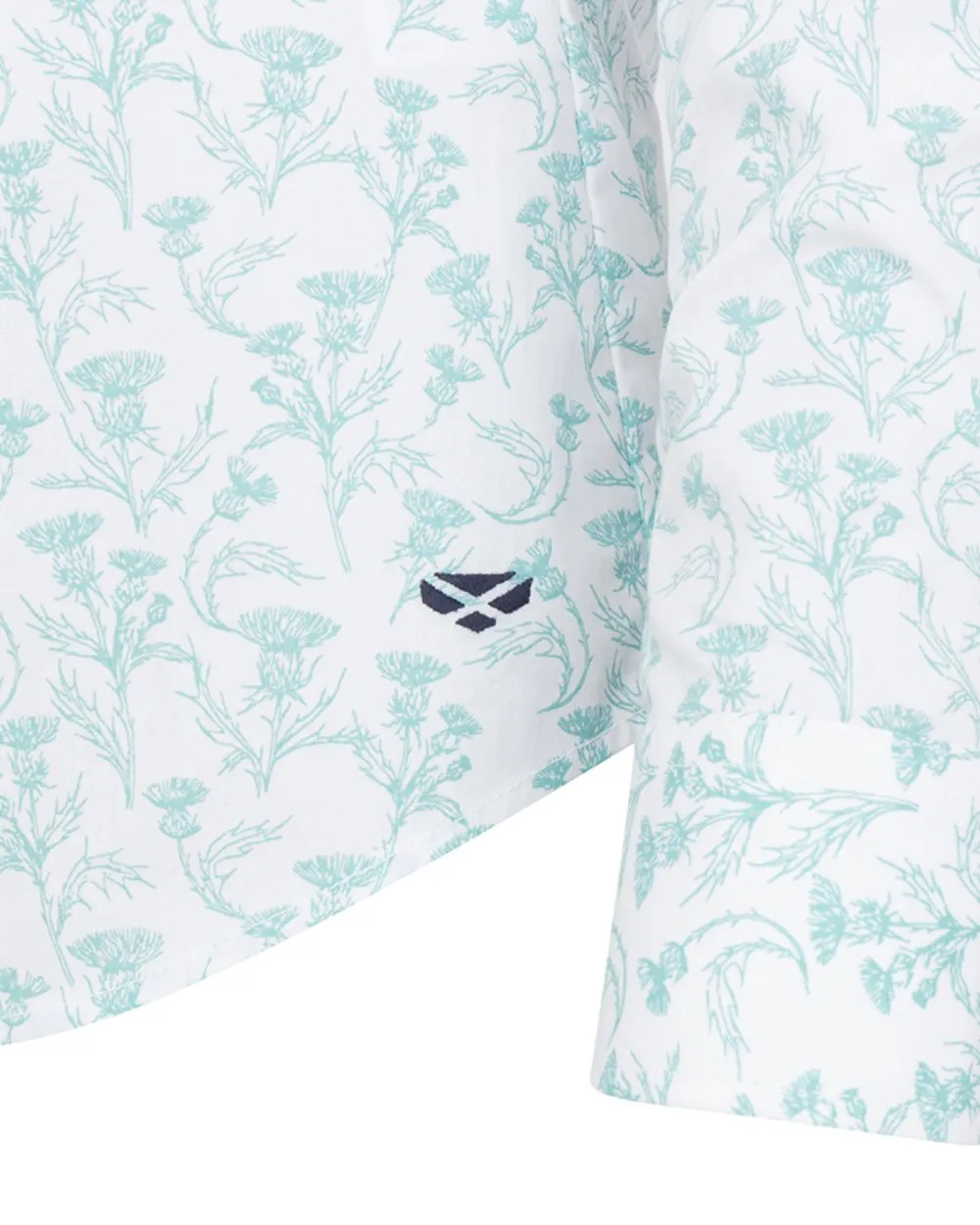 Hoggs of Fife Womens Thistle Print Shirt