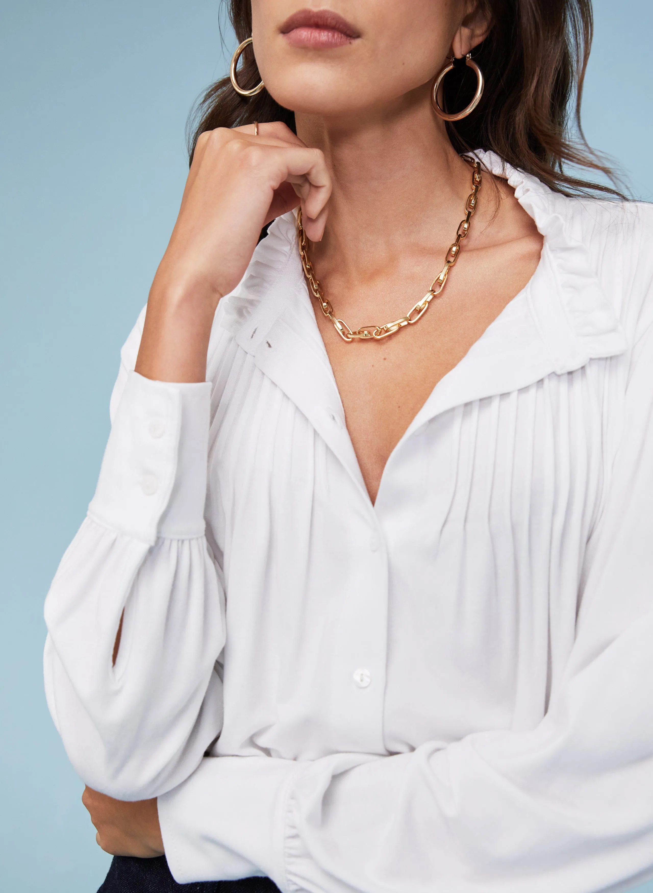 Imken LENZING™ ECOVERO™ Top | Pure White