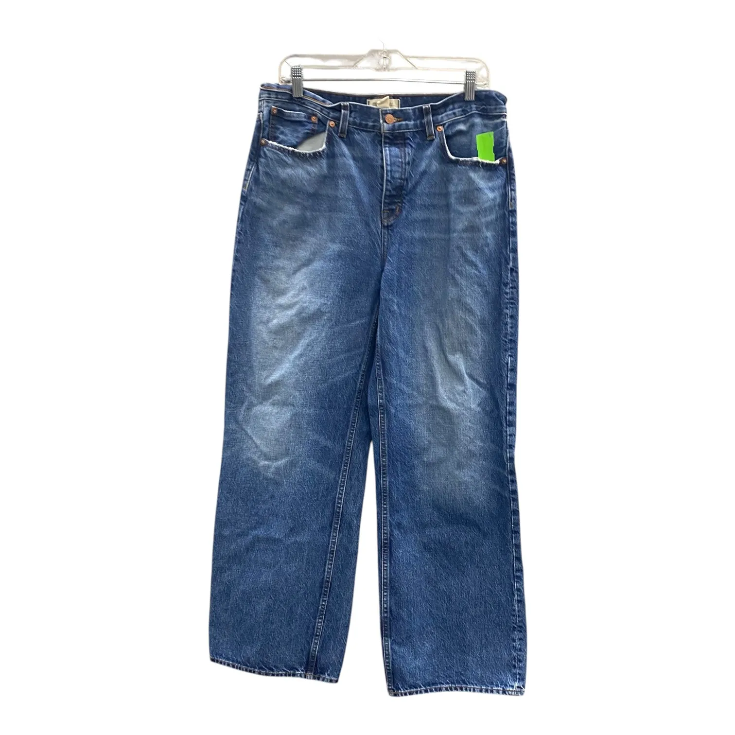 Jeans Flared By Madewell In Blue, Size:8