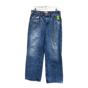 Jeans Flared By Madewell In Blue, Size:8