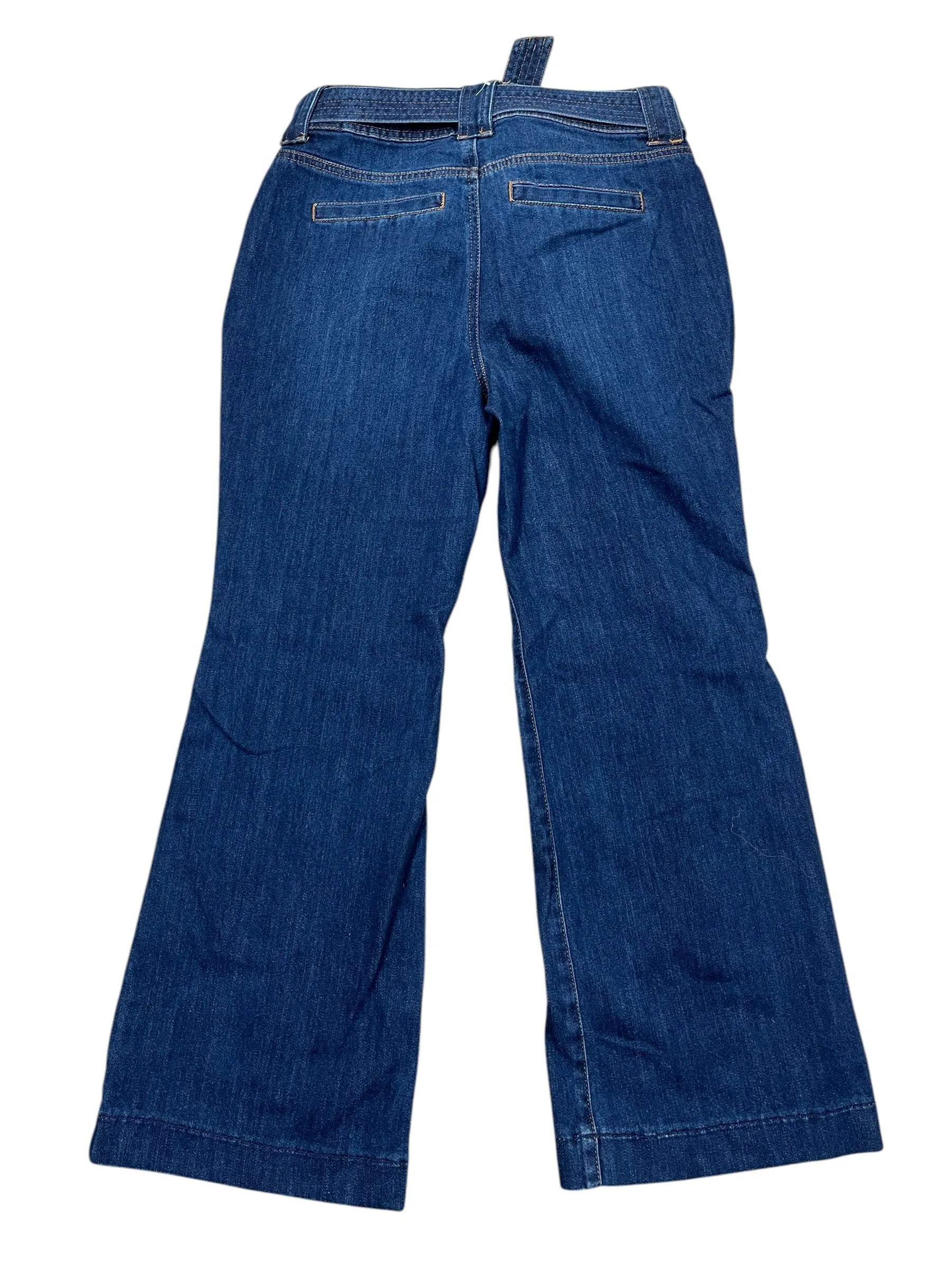 Jeans Wide Leg By Chicos In Blue Denim, Size:6