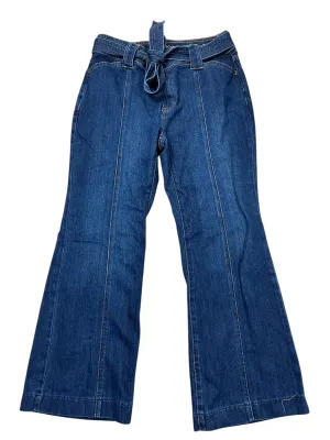 Jeans Wide Leg By Chicos In Blue Denim, Size:6