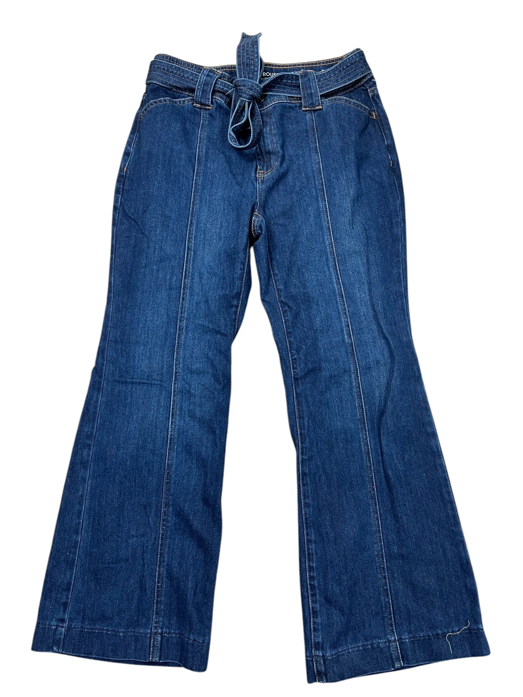 Jeans Wide Leg By Chicos In Blue Denim, Size:6