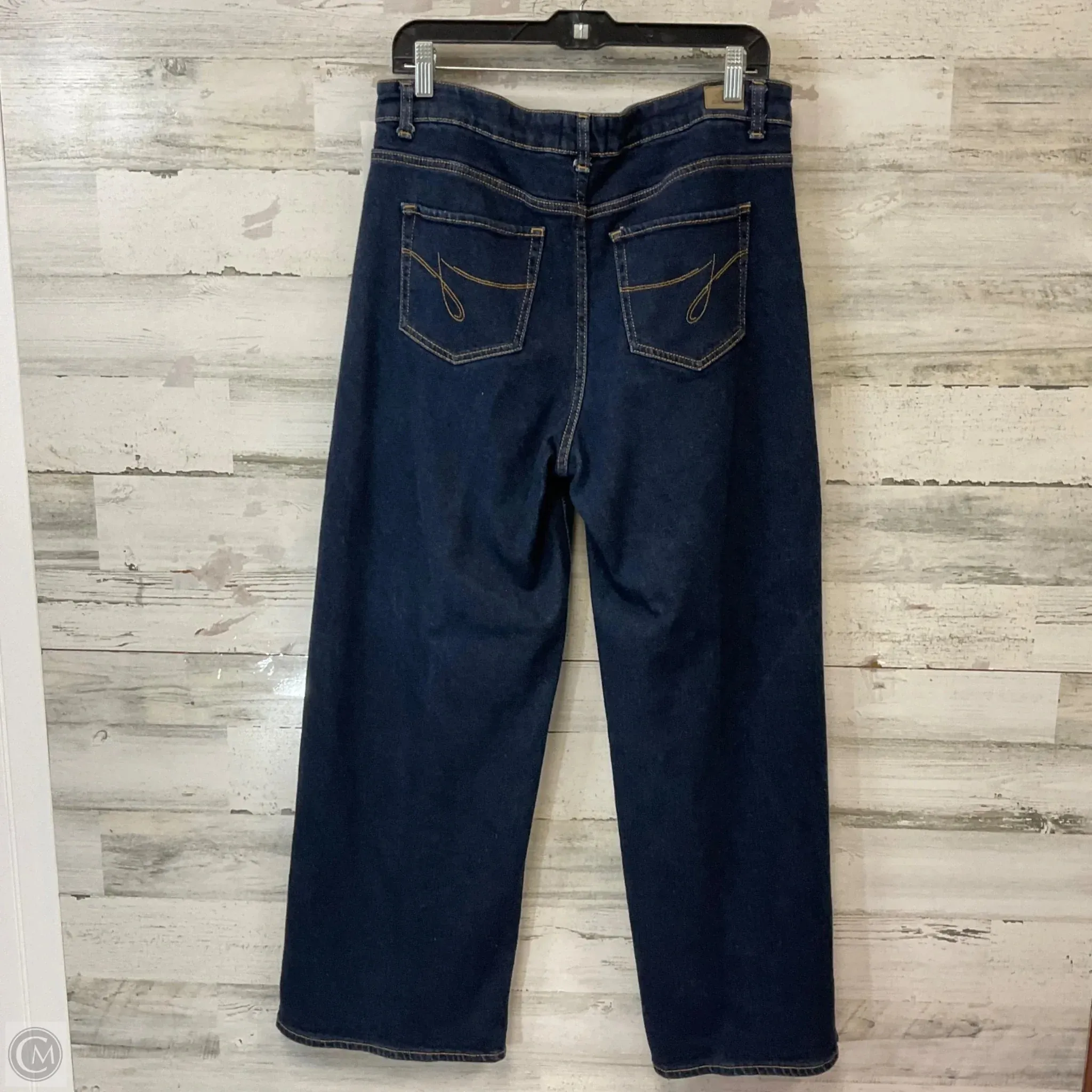 Jeans Wide Leg By Jordache In Blue Denim, Size: 12