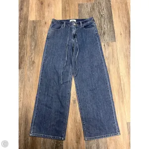 Jeans Wide Leg By Just Black In Blue Denim, Size: 0/24