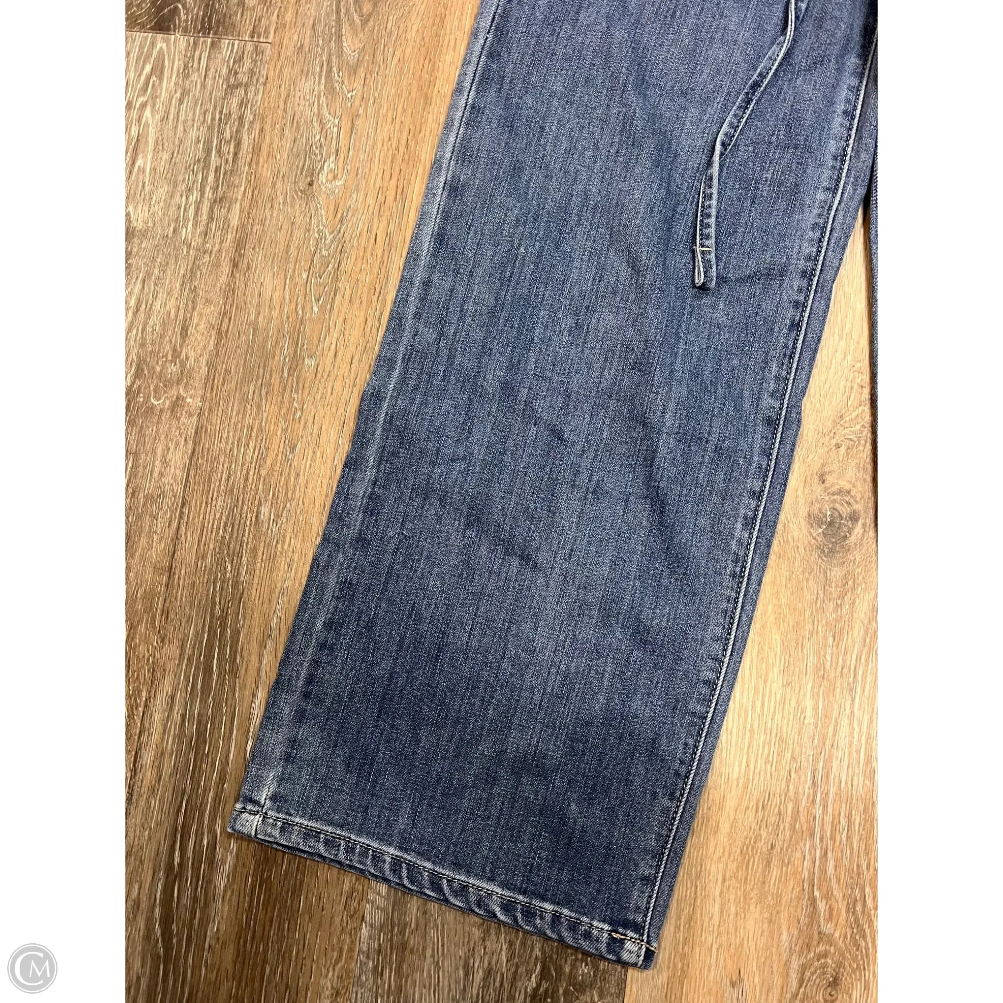Jeans Wide Leg By Just Black In Blue Denim, Size: 0/24