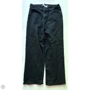 Jeans Wide Leg By Old Navy In Black, Size: 12
