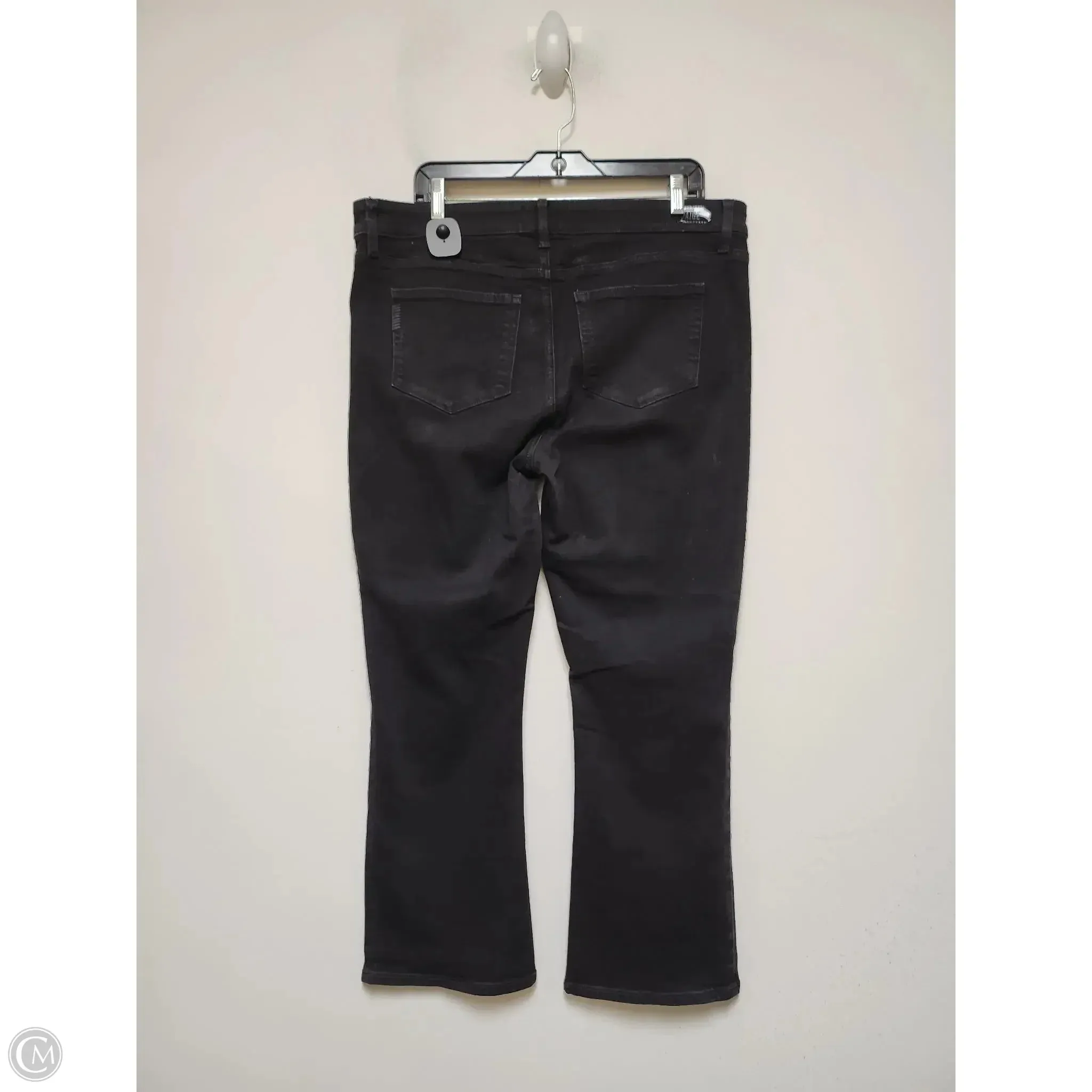 Jeans Wide Leg By Paige In Black, Size: 10