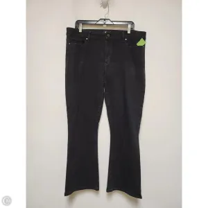Jeans Wide Leg By Paige In Black, Size: 10