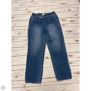 Jeans Wide Leg By So In Blue Denim, Size: 8