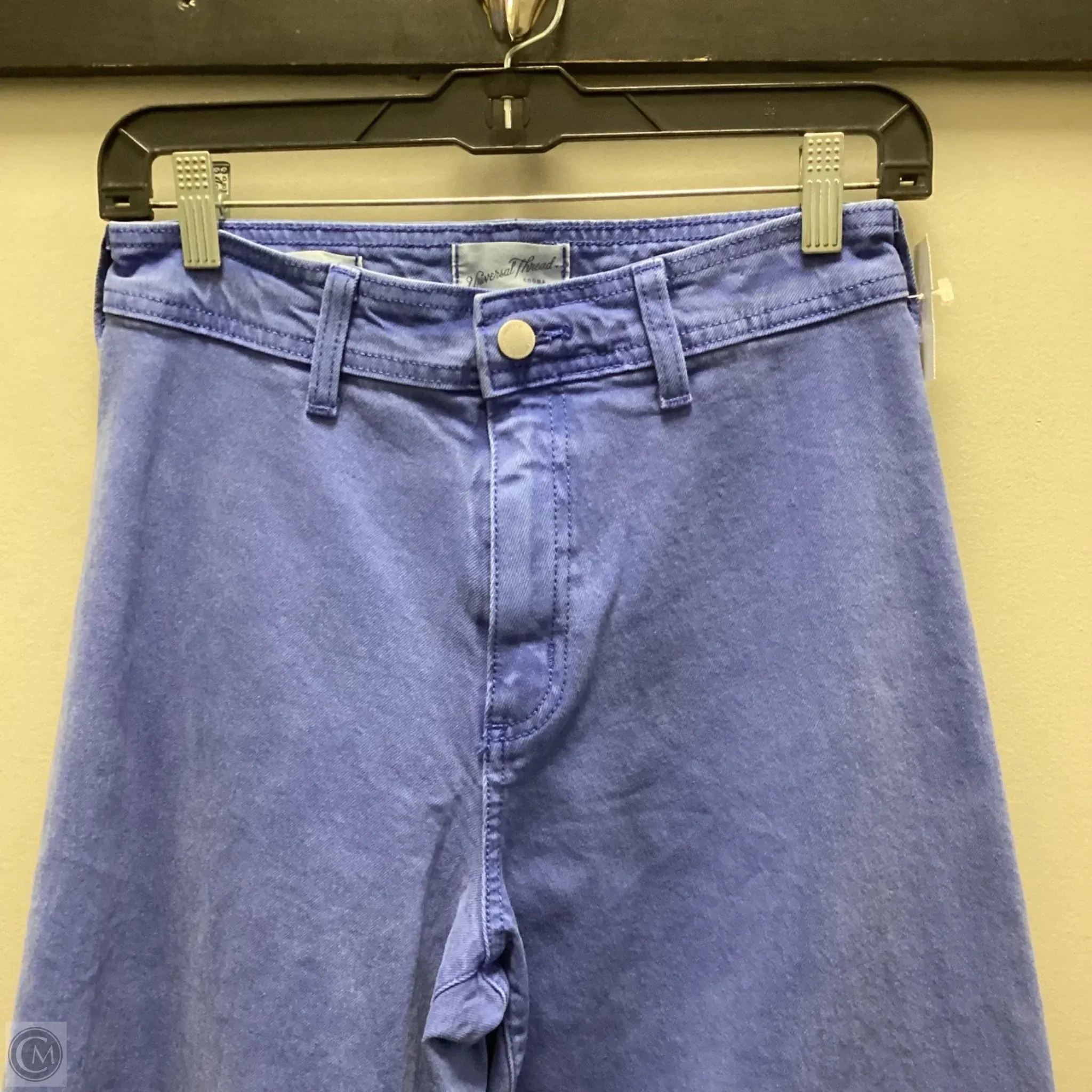 Jeans Wide Leg By Universal Thread In Blue Denim, Size: 4