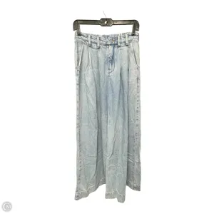 Jeans Wide Leg By Young Fabulous & Broke In Blue Denim, Size: S