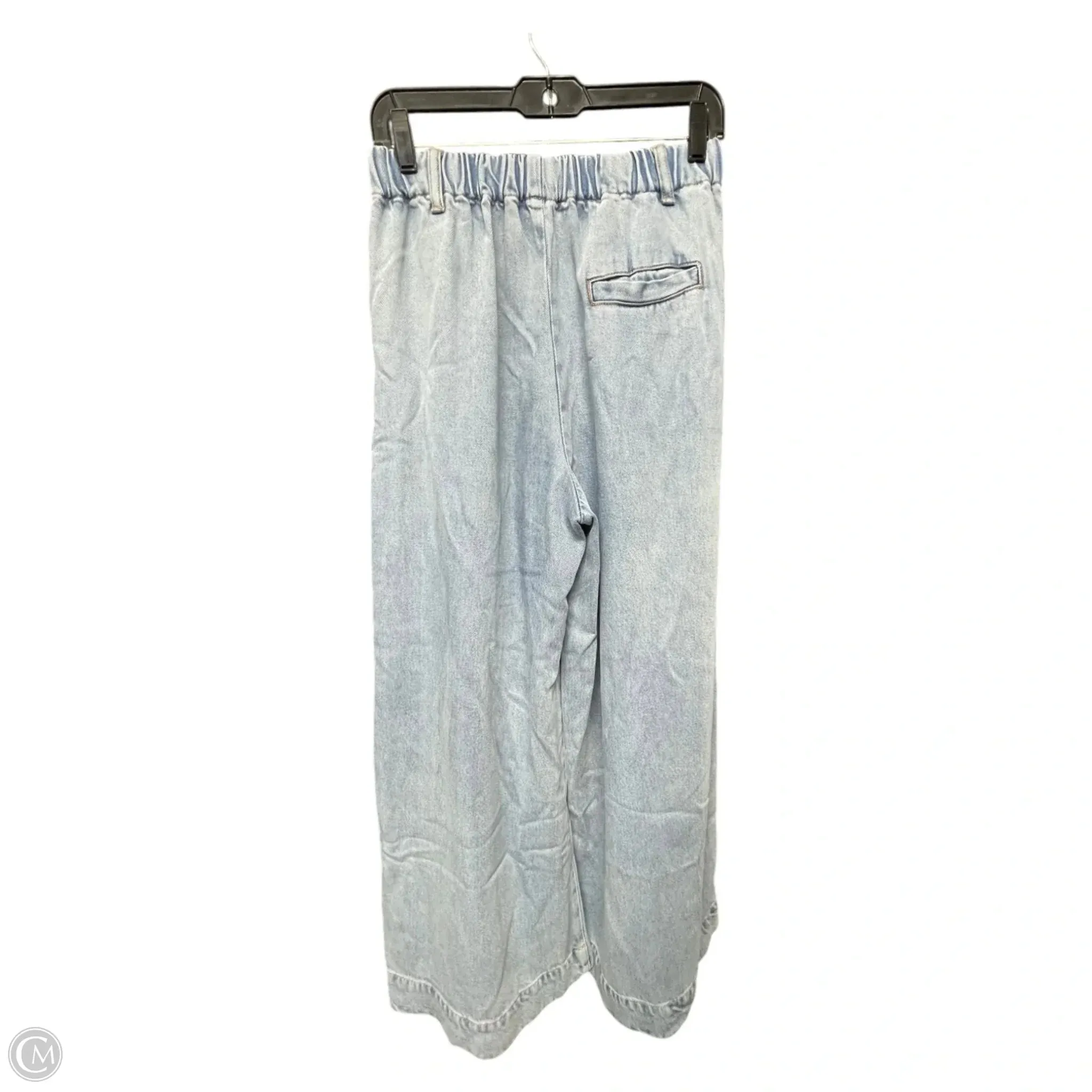 Jeans Wide Leg By Young Fabulous & Broke In Blue Denim, Size: S
