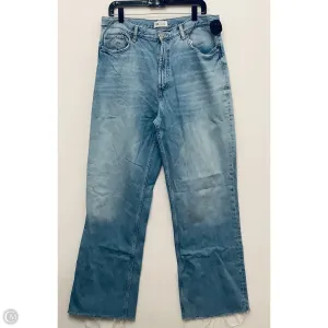 Jeans Wide Leg By Zara In Blue Denim, Size: 14