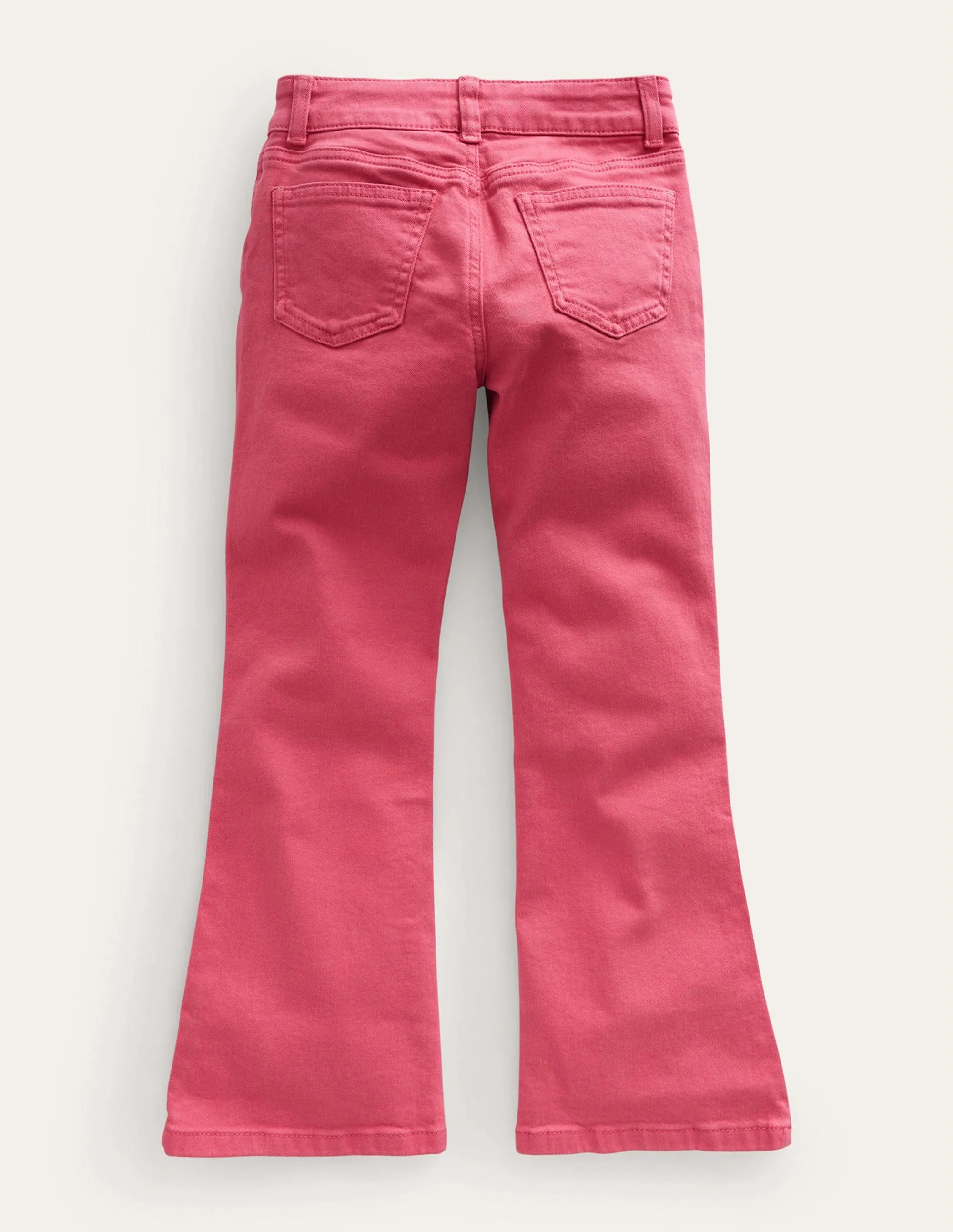 Kick Flare Jean-Garment Dye Pink