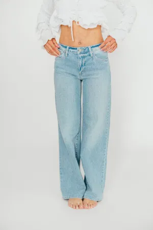 Laurel Wide Leg Jean in Light Denim