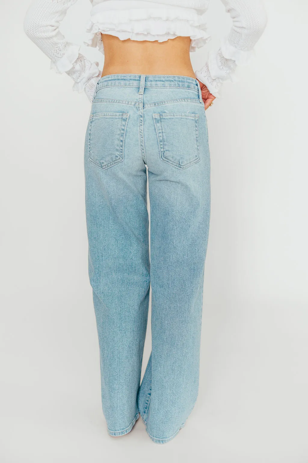 Laurel Wide Leg Jean in Light Denim