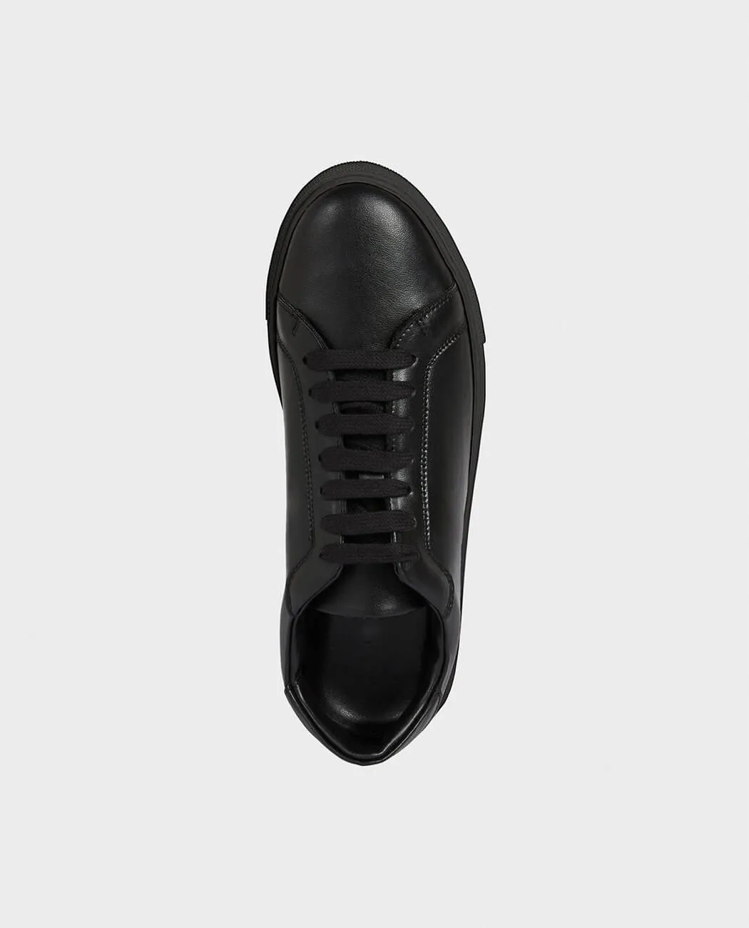 Leather Lace Up Casual Sneaker