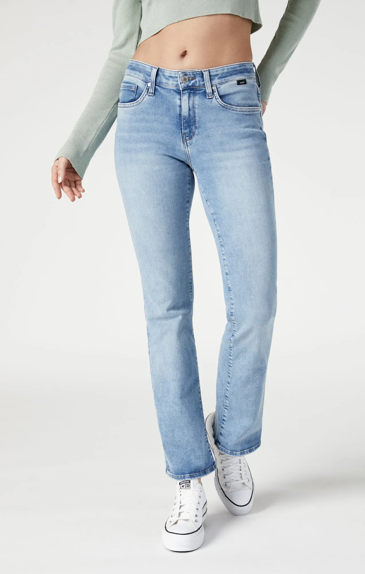 MOLLY BOOTCUT IN LIGHT USED FEATHER BLUE