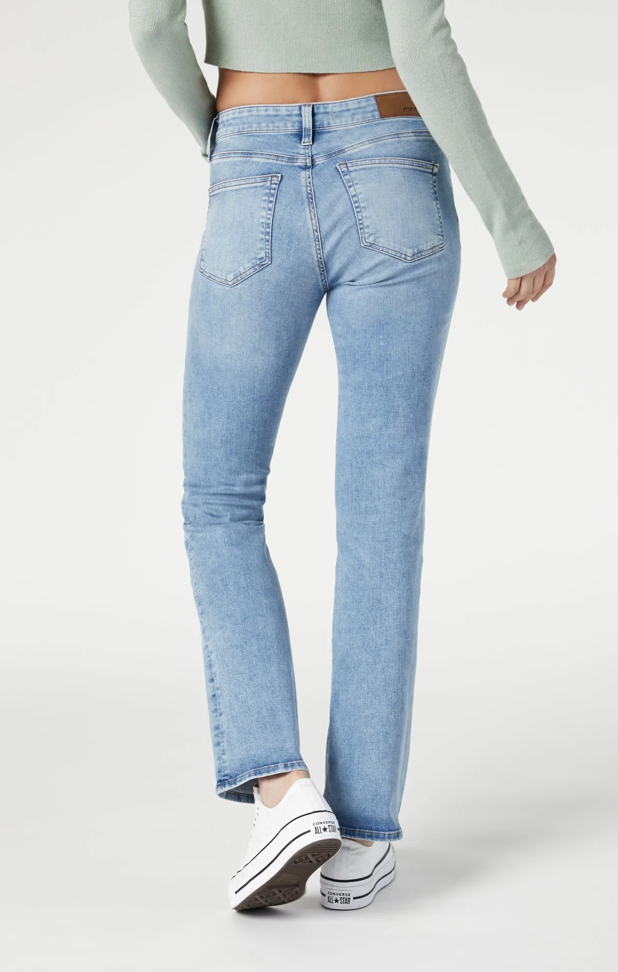 MOLLY BOOTCUT IN LIGHT USED FEATHER BLUE