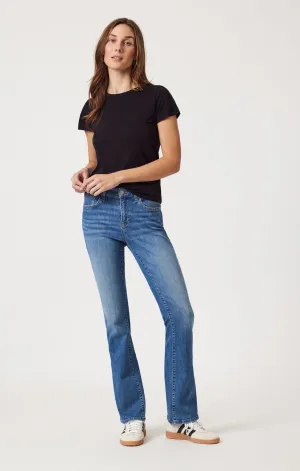 MOLLY BOOTCUT IN MID BRUSHED FLEX BLUE