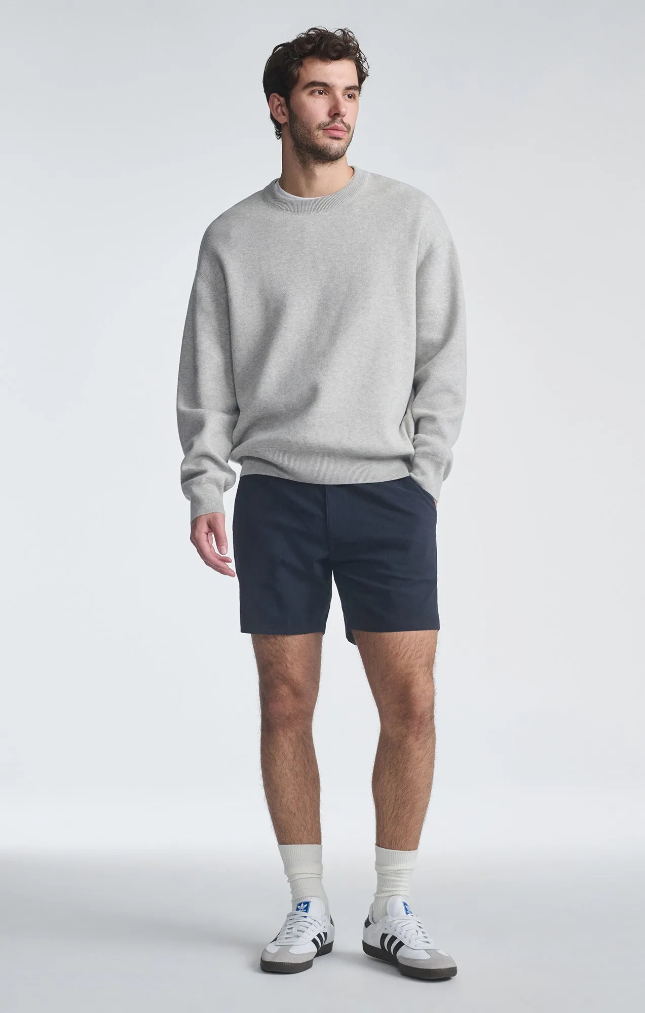 NATE SHORTS IN NAVY SEERSUCKER