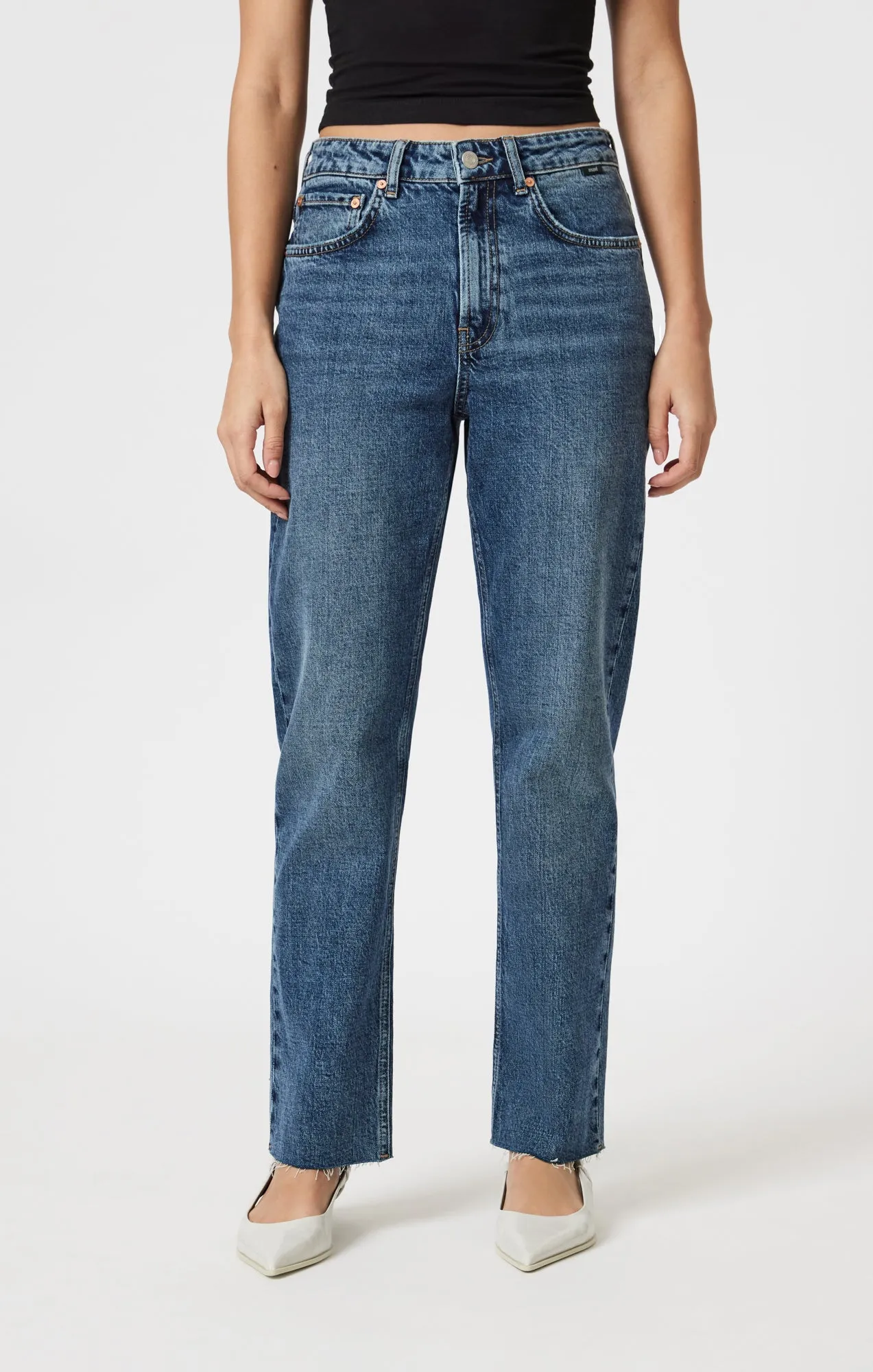 NEW YORK STRAIGHT LEG IN DARK USED CLASSIC BLUE