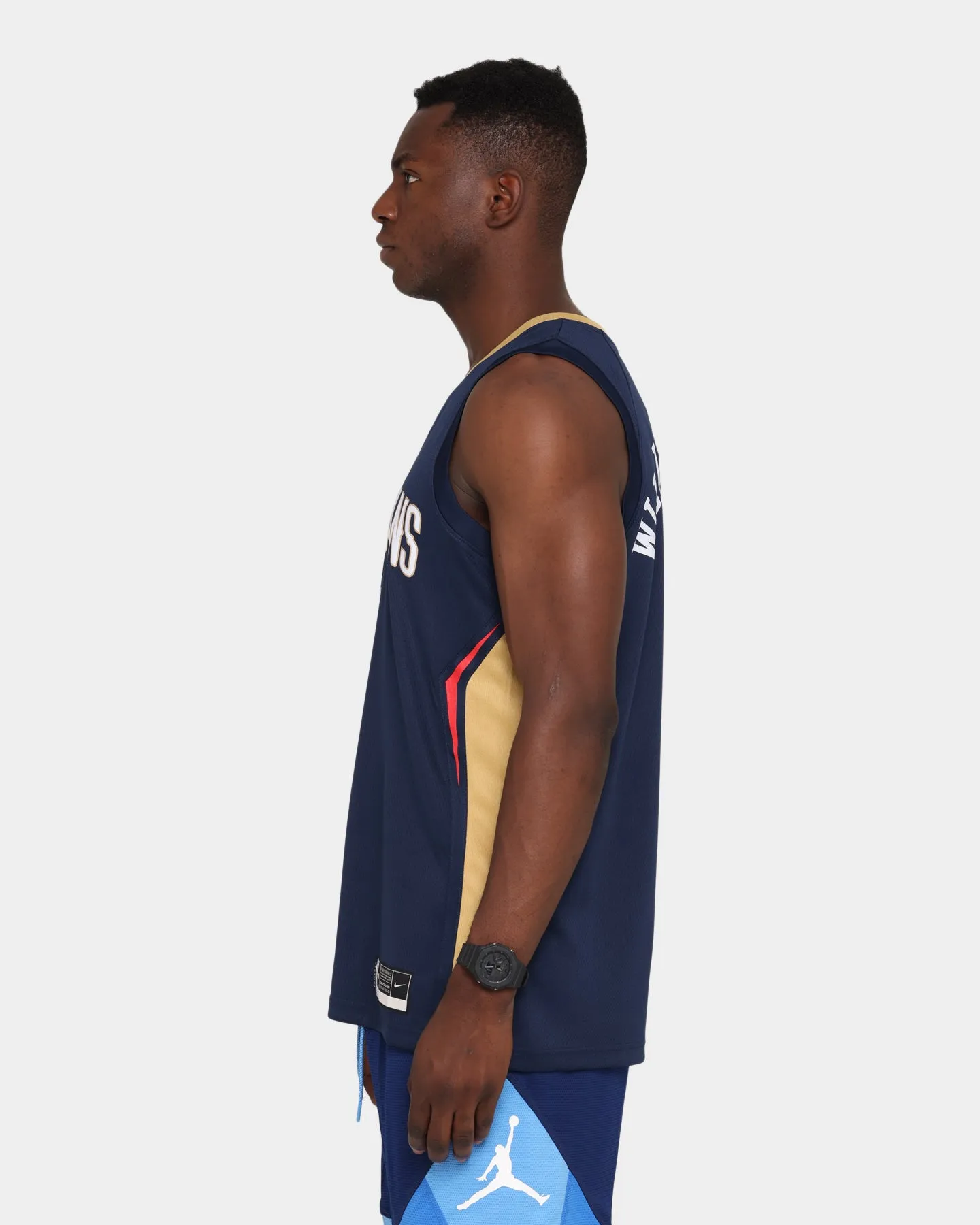 Nike Zion Williamson #1 New Orleans Pelicans '20 Icon Swingman Jersey Navy/Gold