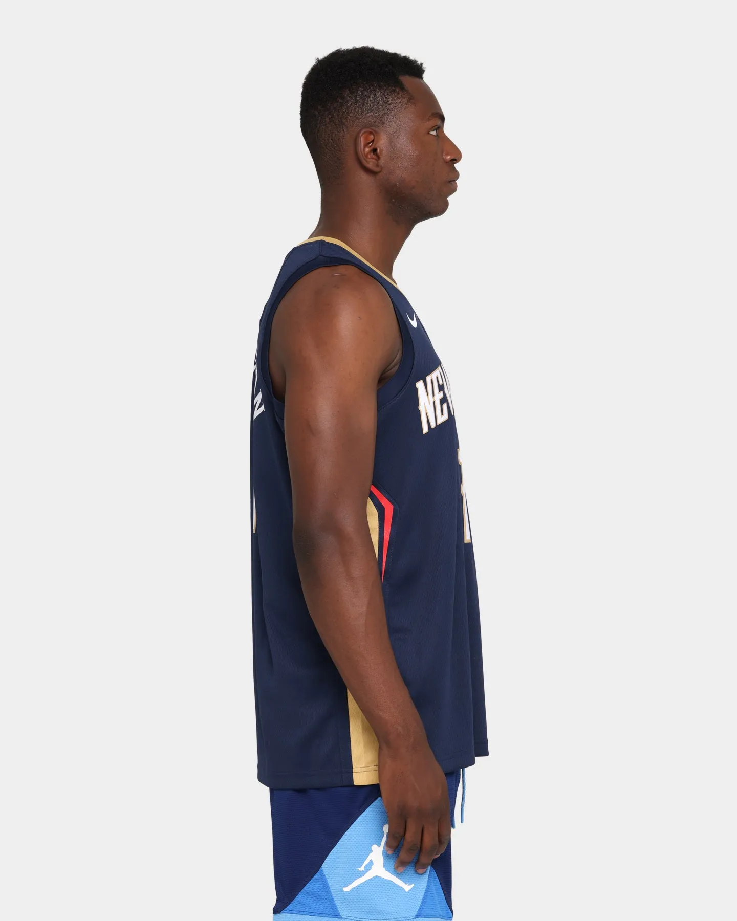 Nike Zion Williamson #1 New Orleans Pelicans '20 Icon Swingman Jersey Navy/Gold