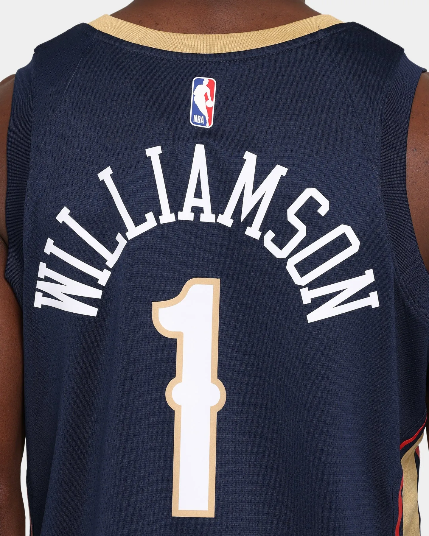 Nike Zion Williamson #1 New Orleans Pelicans '20 Icon Swingman Jersey Navy/Gold
