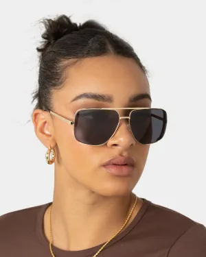 NUQE Volare Sunglasses Black/Gold