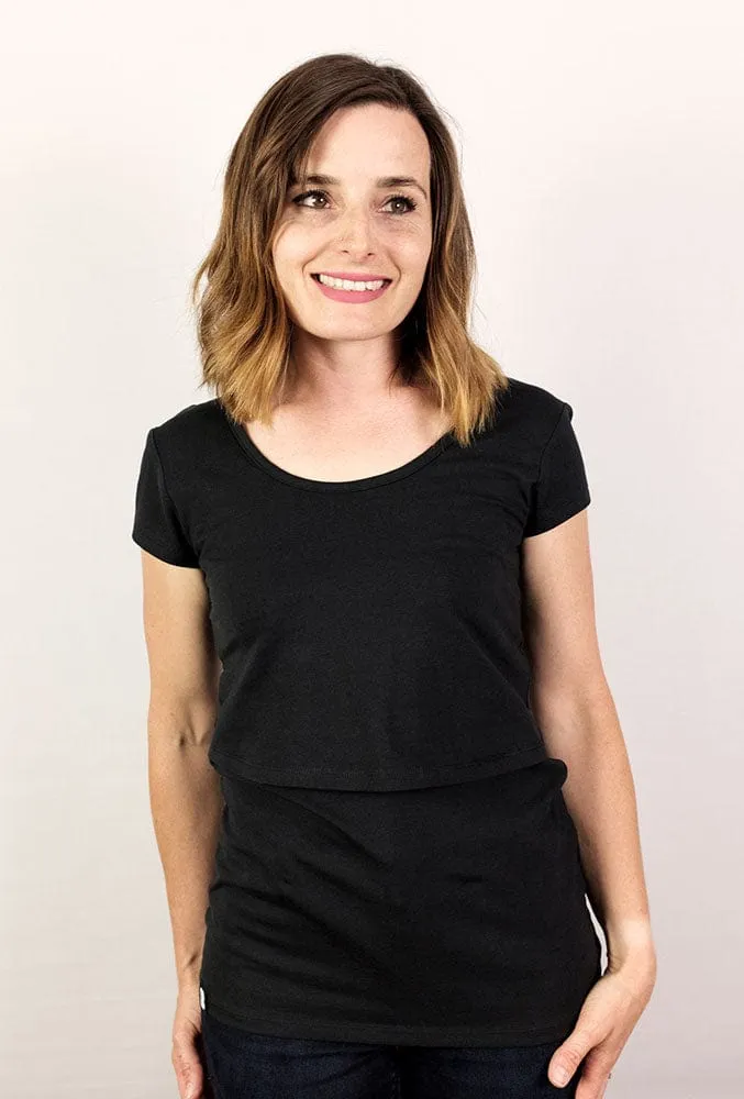 Nursing Essentials Cotton Twin Pack | Black