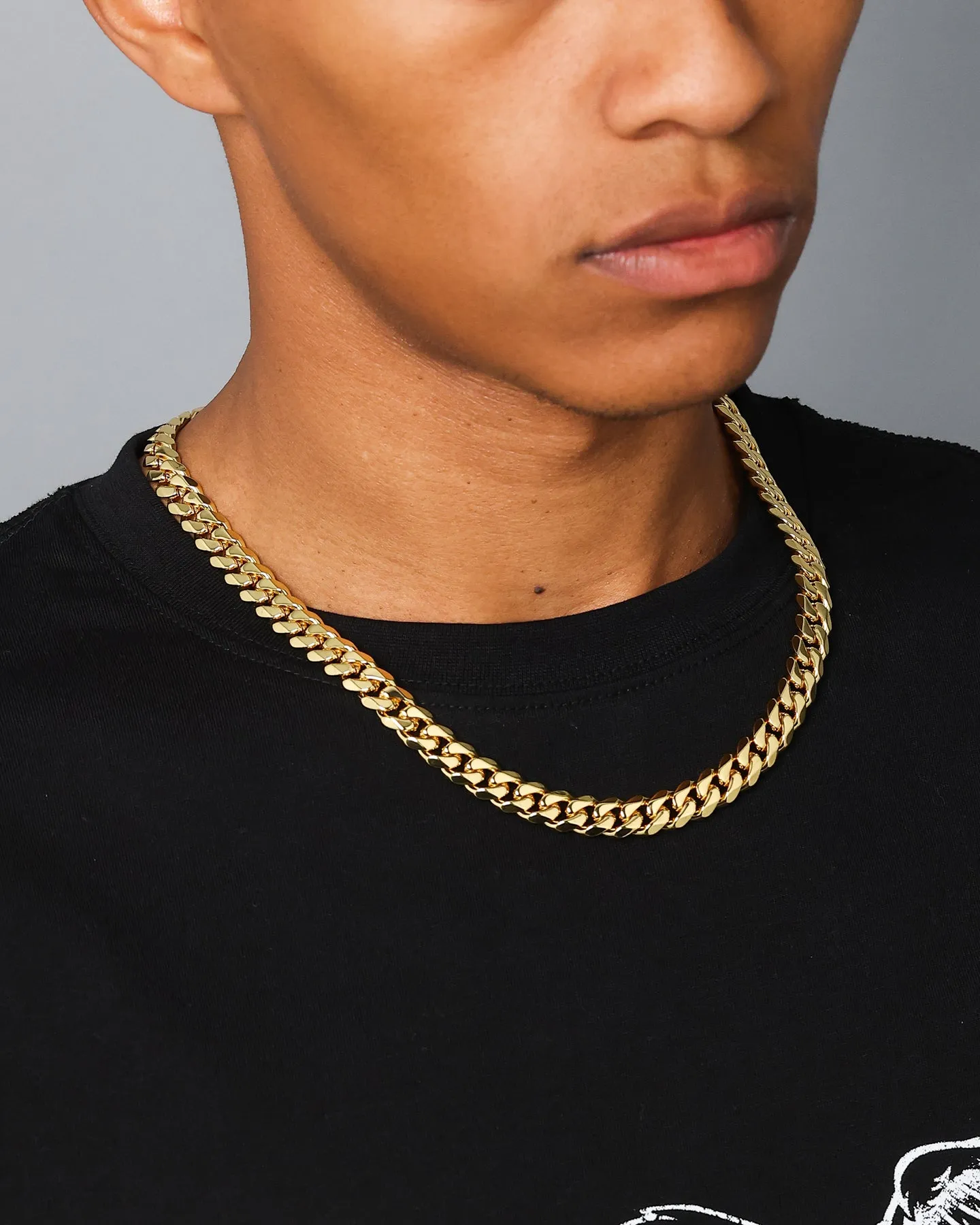 NXS 10mm Cuban Chain Gold