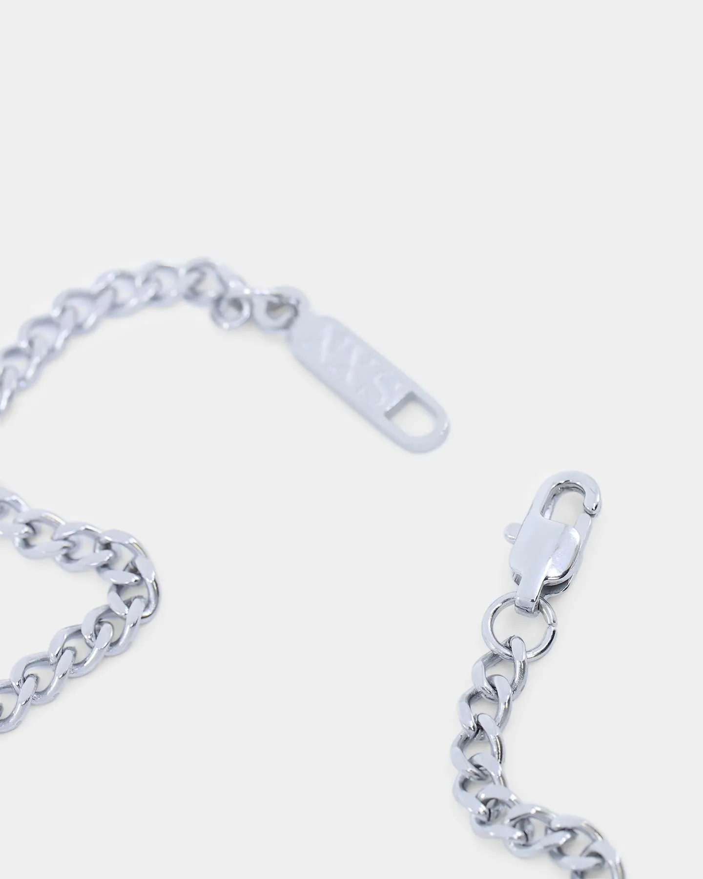 NXS 3mm Cuban Bracelet White Gold
