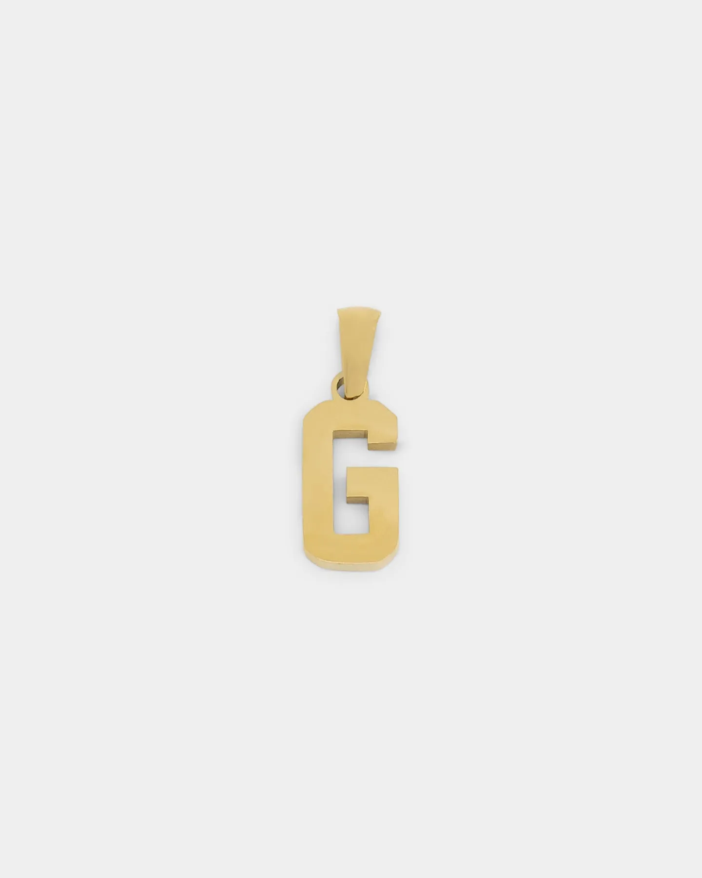 NXS College Letter Pendant Gold