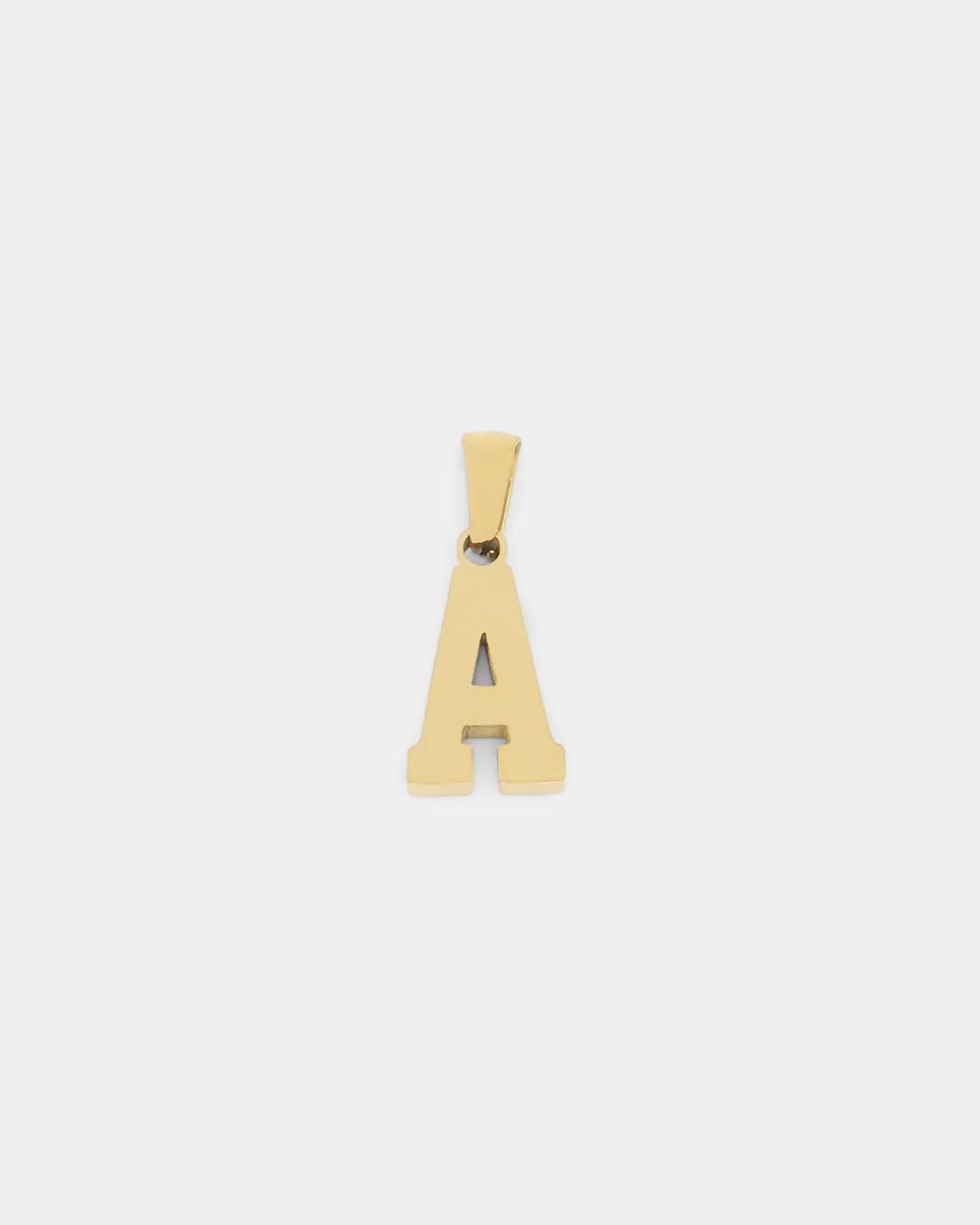 NXS College Letter Pendant Gold