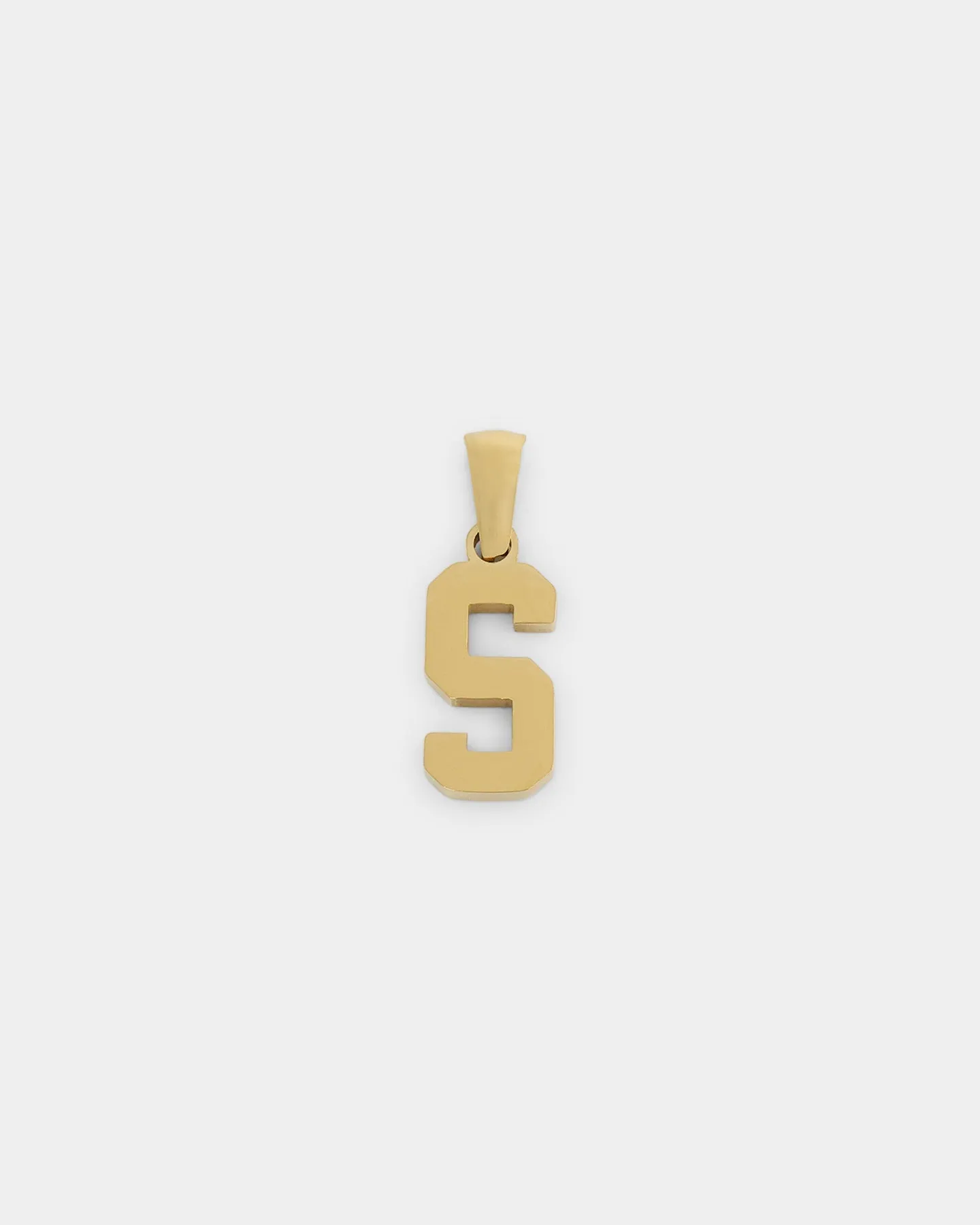 NXS College Letter Pendant Gold