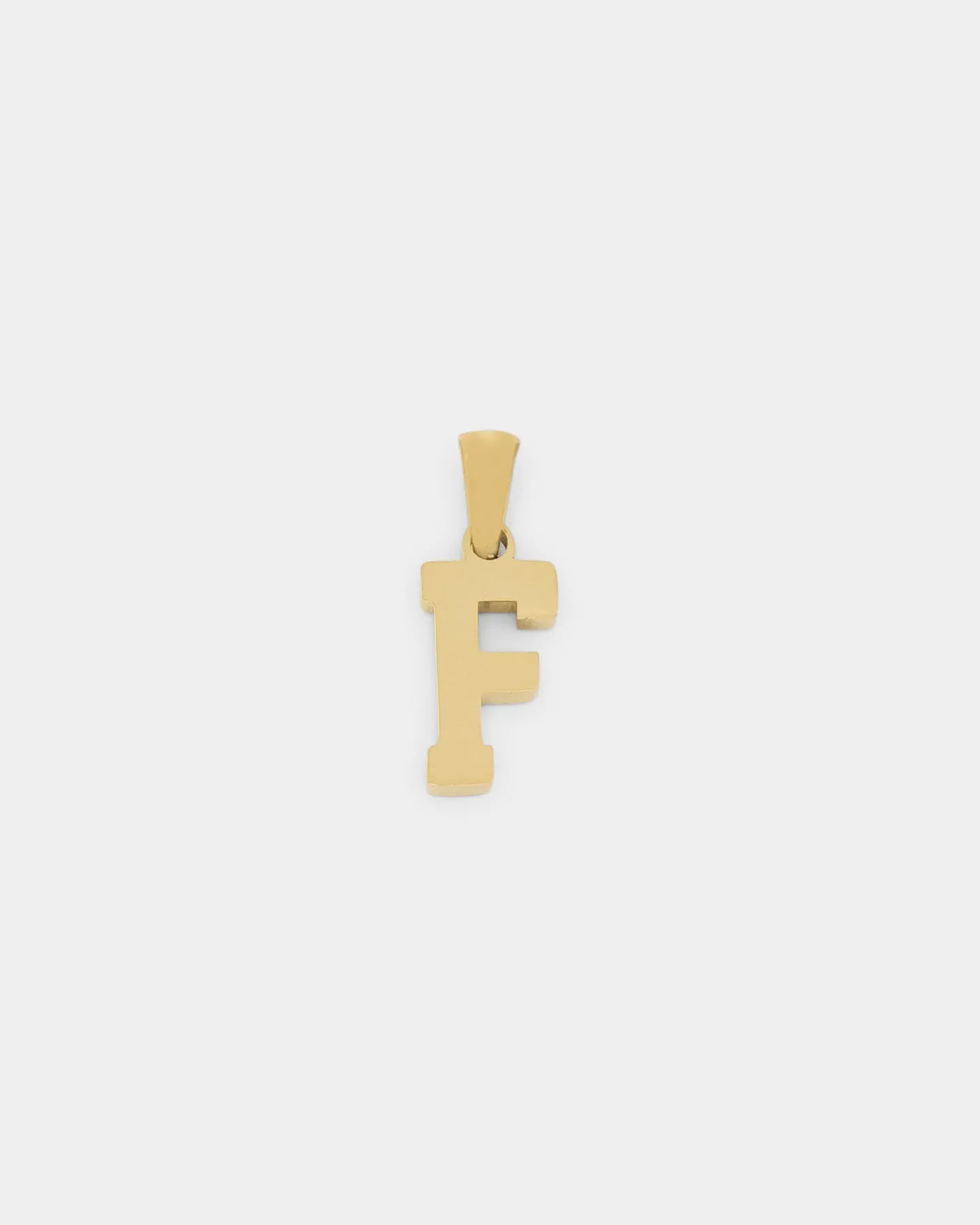 NXS College Letter Pendant Gold