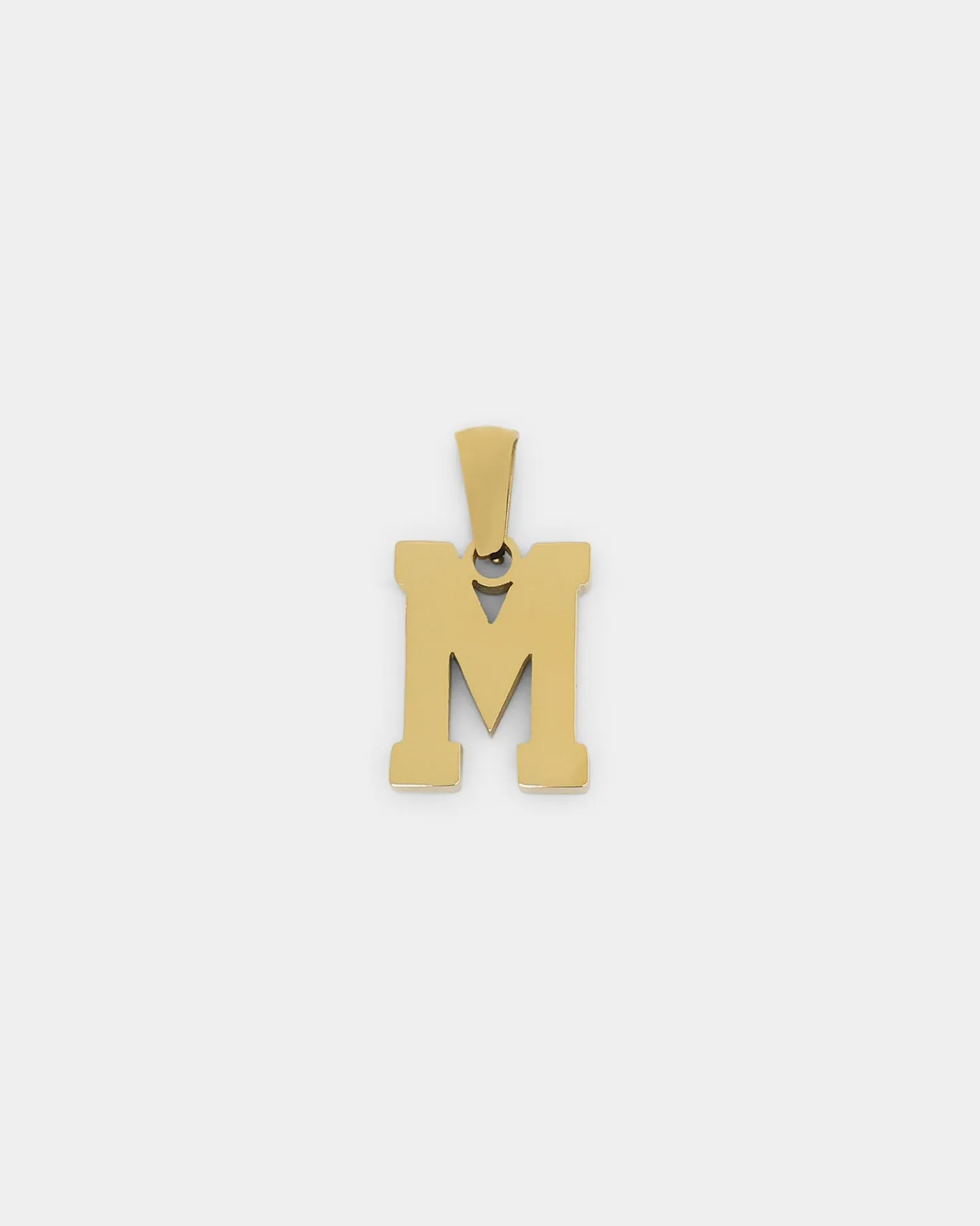 NXS College Letter Pendant Gold