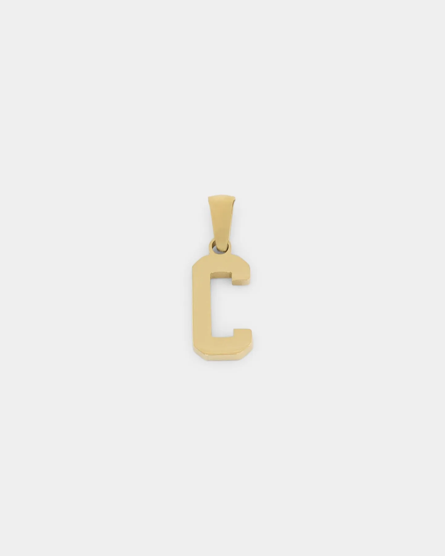 NXS College Letter Pendant Gold