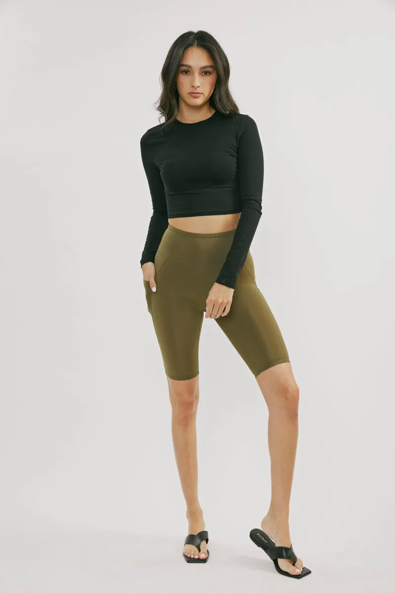 Porsha High Rise Active Shorts