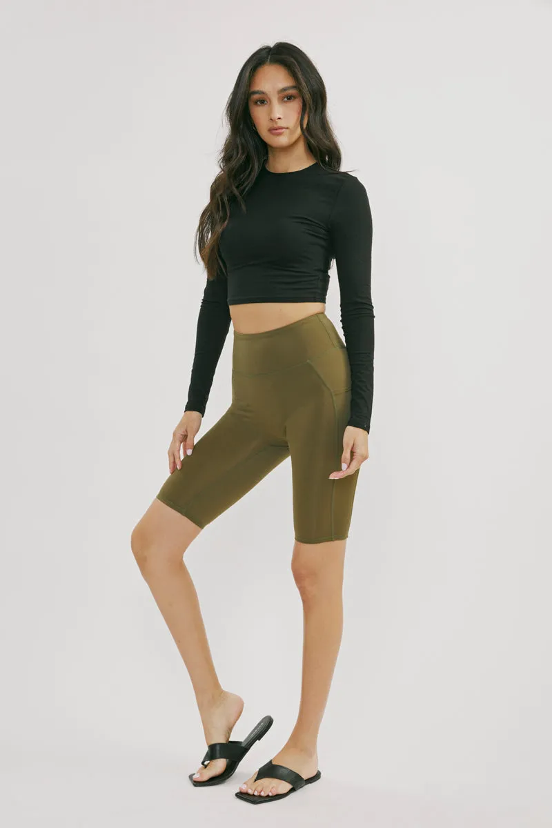 Porsha High Rise Active Shorts