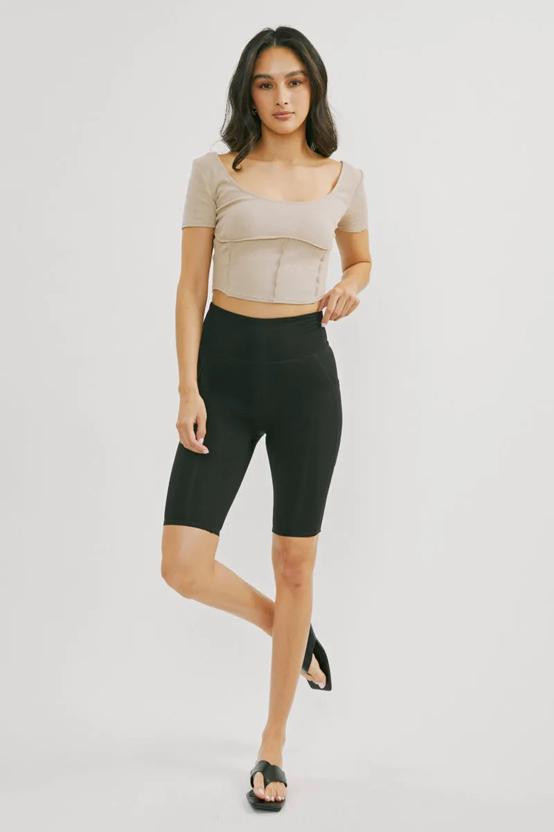 Porsha High Rise Active Shorts