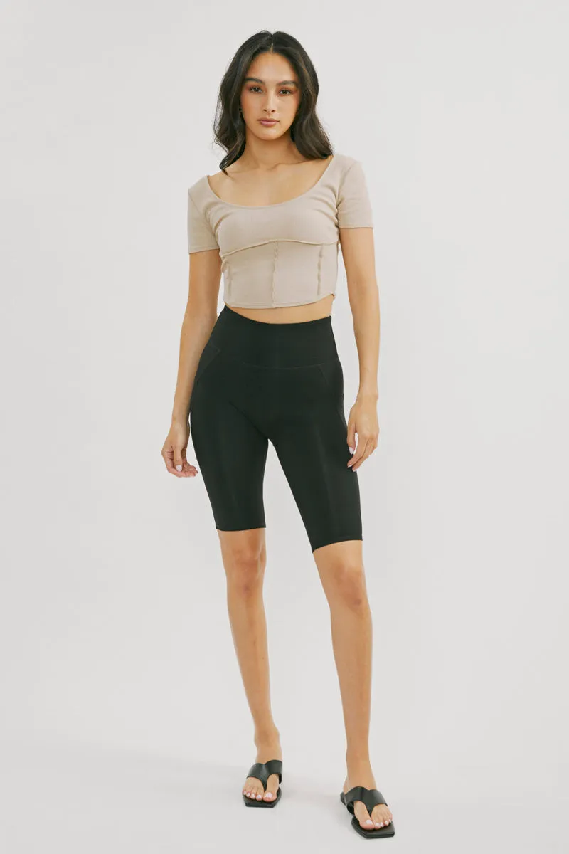 Porsha High Rise Active Shorts