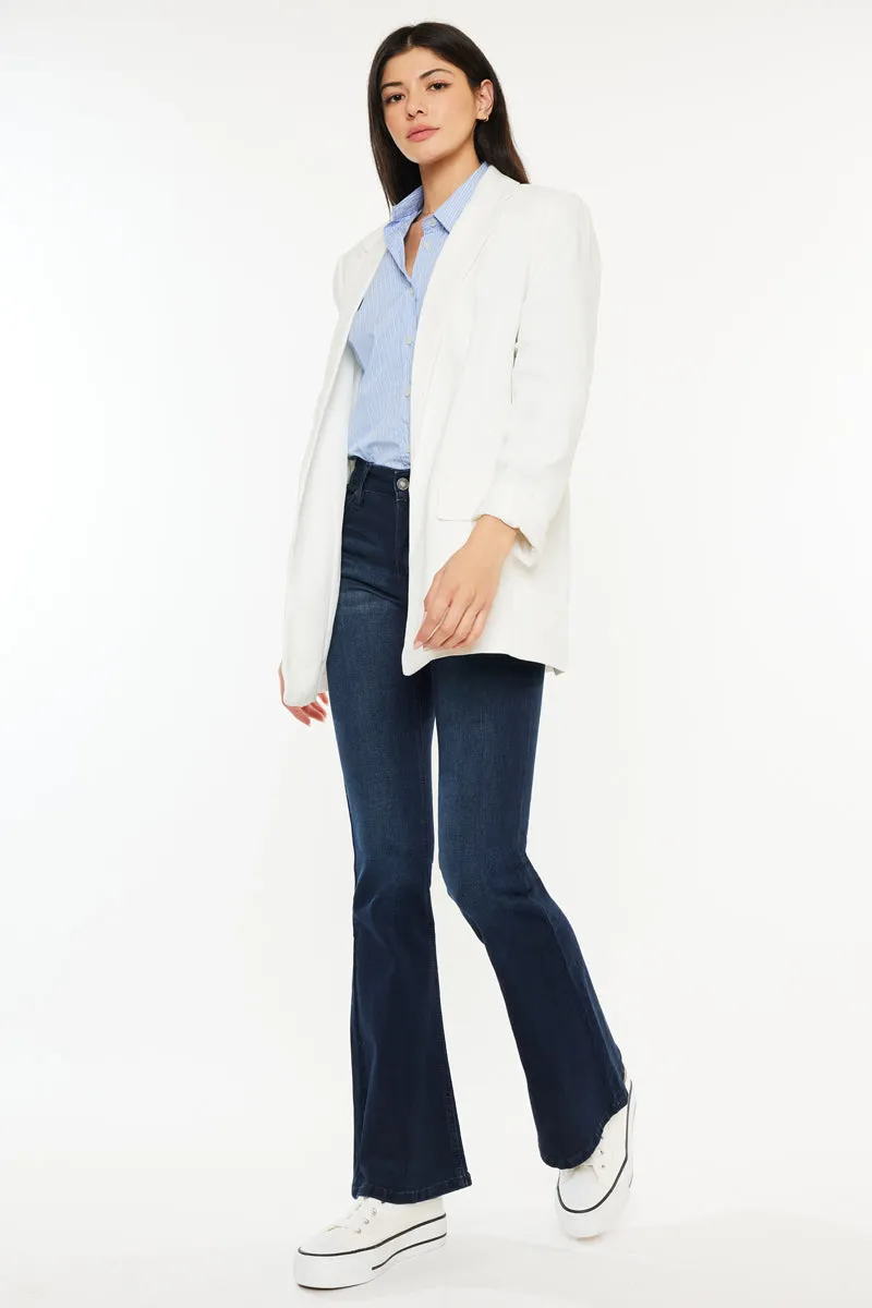Prein Mid Rise Flare Jeans (Petite)
